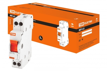TDM ELECTRIC SQ0224-0003 Модульный переключатель трехпозиционный МП-63 1P 16А TDM